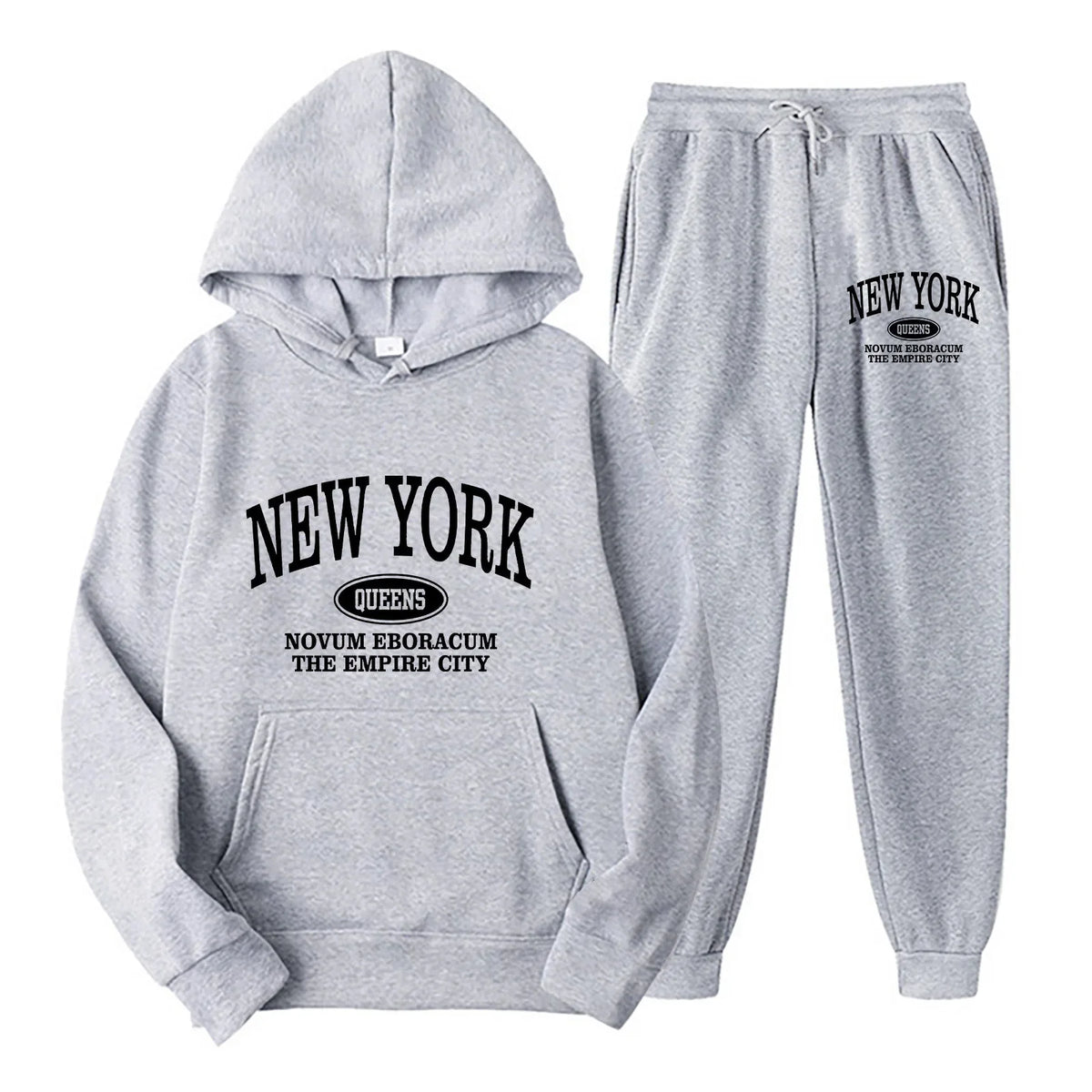 Conjunto Buzo Estampado New York y Pantalón