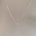 Collar Doble Capa de Plata 925 con Charm