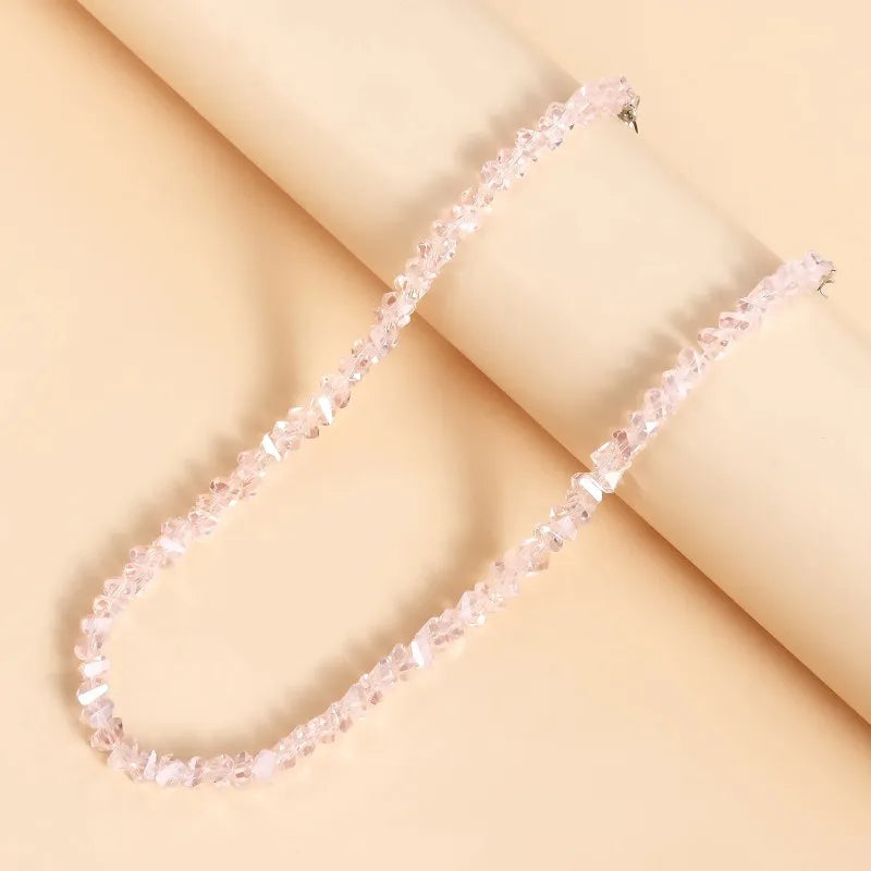 Choker de Cristal Multicolor Estilo Vintage