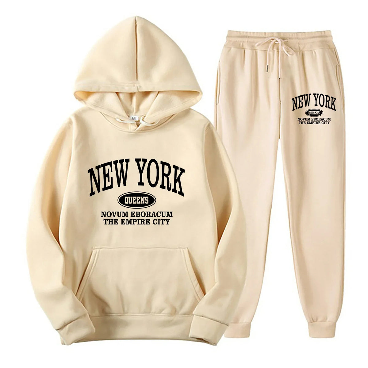 Conjunto Buzo Estampado New York y Pantalón