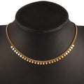 Collar de Acero 316L con Dije Borla Redondo