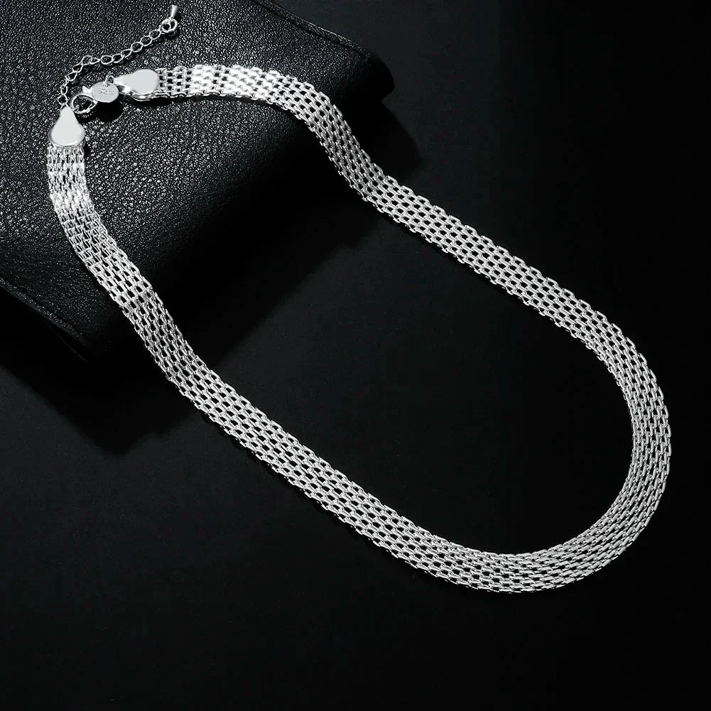 Collar de Plata 925 Tipo Cadena Red 10mm