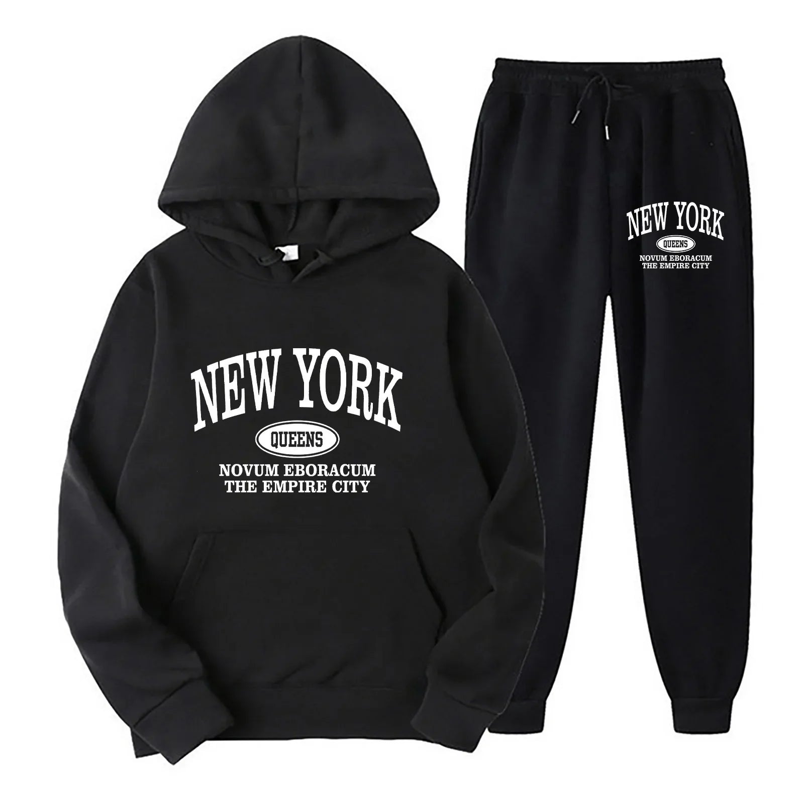Conjunto Buzo Estampado New York y Pantalón