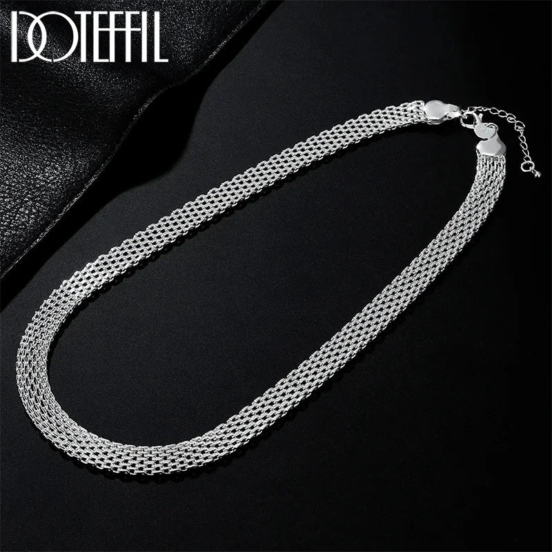 Collar de Plata 925 Tipo Cadena Red 10mm