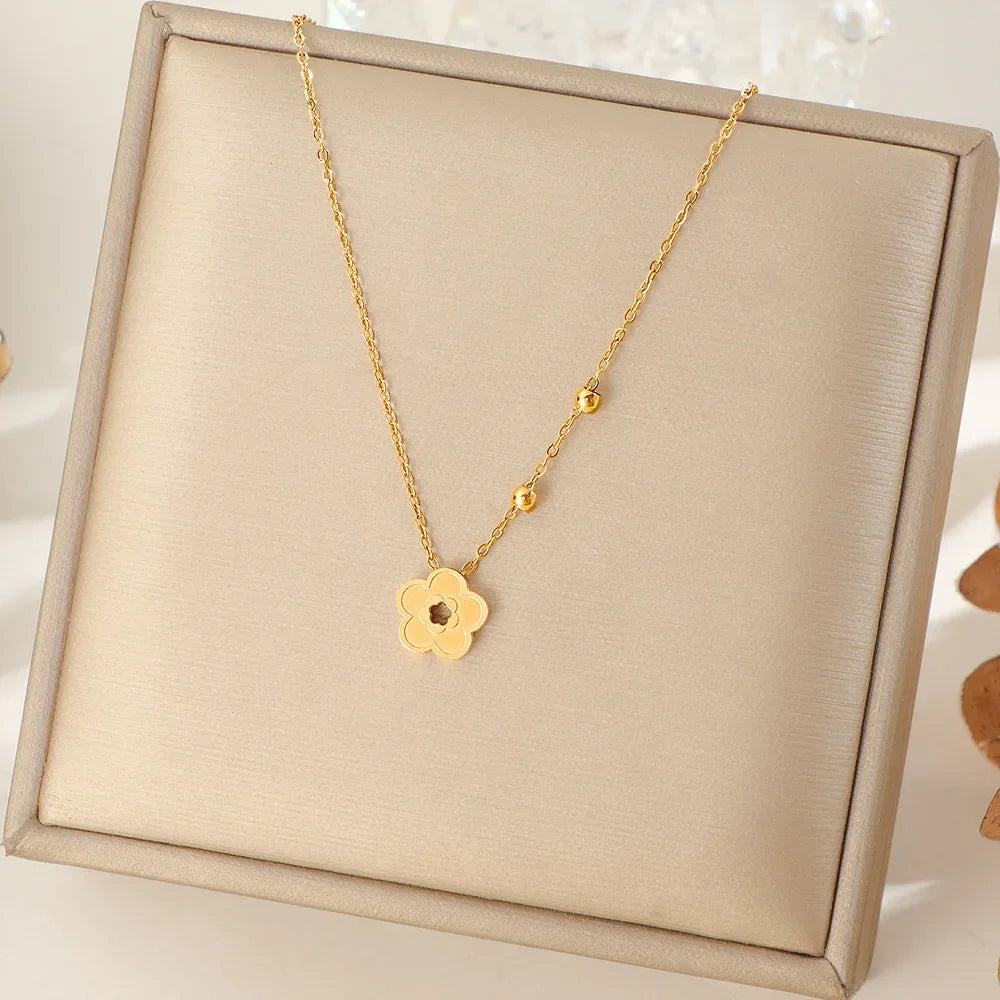 Choker Doble Capa con Zirconia de Acero Inoxidable