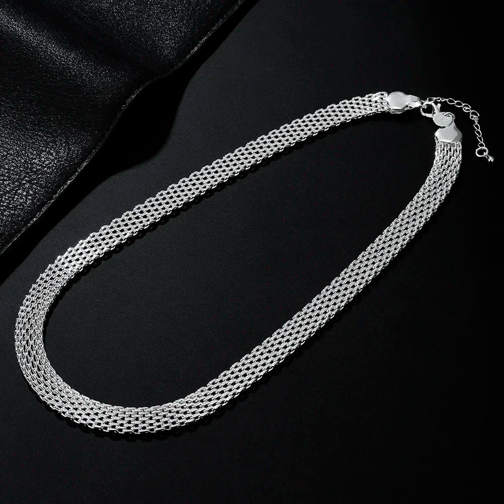 Collar de Plata 925 Tipo Cadena Red 10mm