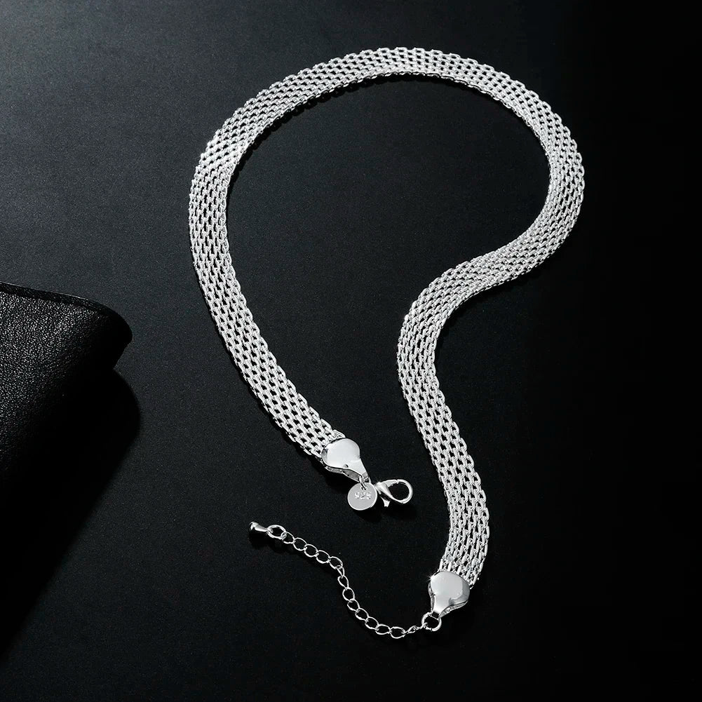 Collar de Plata 925 Tipo Cadena Red 10mm