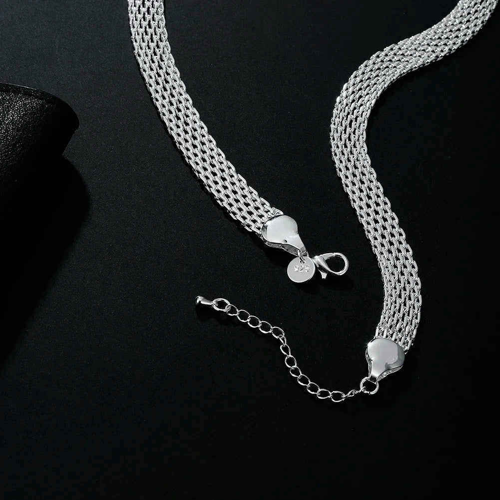 Collar de Plata 925 Tipo Cadena Red 10mm