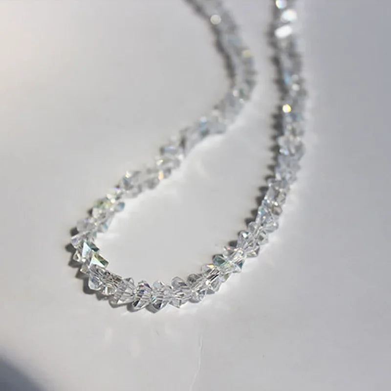 Choker de Cristal Multicolor Estilo Vintage